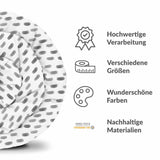 Coperta terapeutica originale - Rivestimento in cotone bianco con puntini grigi