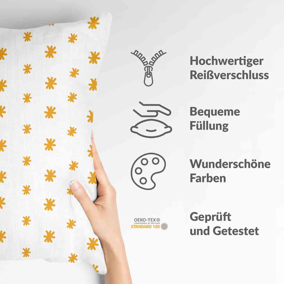 Cuscino sanitario fiori gialli