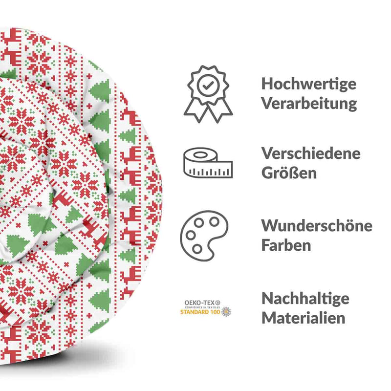 Coperta terapeutica originale - Rivestimento in cotone Natale in Norvegia