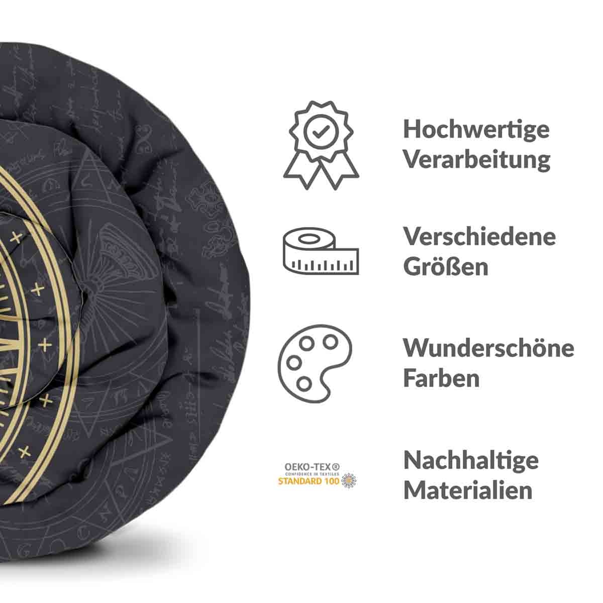 Set di biancheria da letto con coperta terapeutica Mystik
