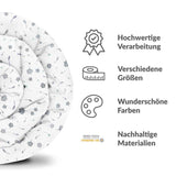Set di biancheria da letto con coperte terapeutiche foglie volanti