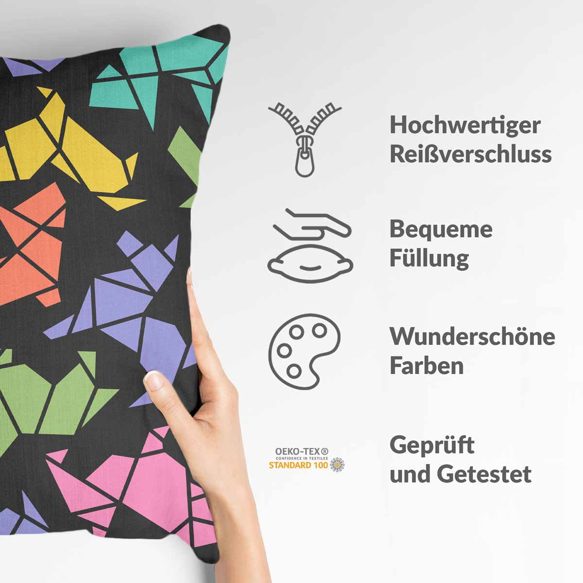 Cuscino salute Origami cane