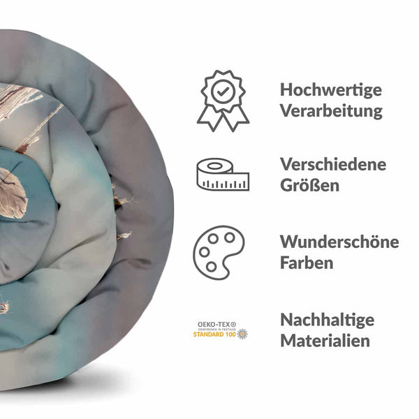 Set di biancheria da letto con coperta terapeutica e acchiappasogni