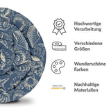 Set di biancheria da letto con coperte terapeutiche blu con conchiglie