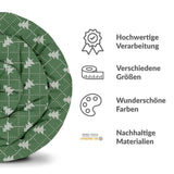 Coperta terapeutica originale - Rivestimento in cotone verde con alberi di pino