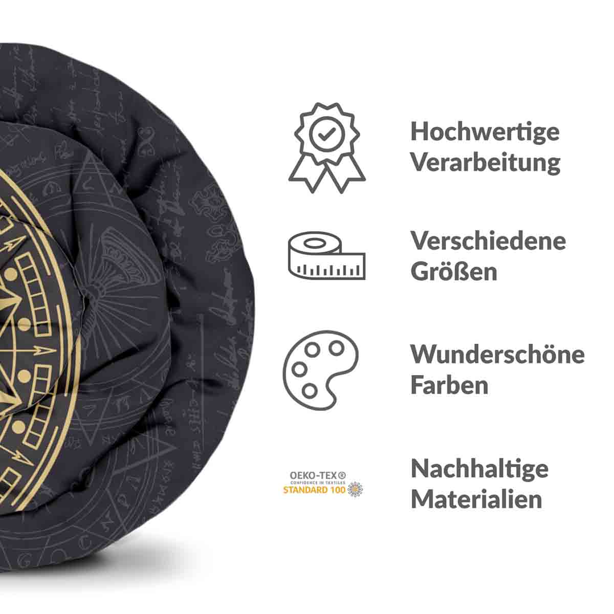 Coperta terapeutica originale - Rivestimento in cotone Mandala mistico