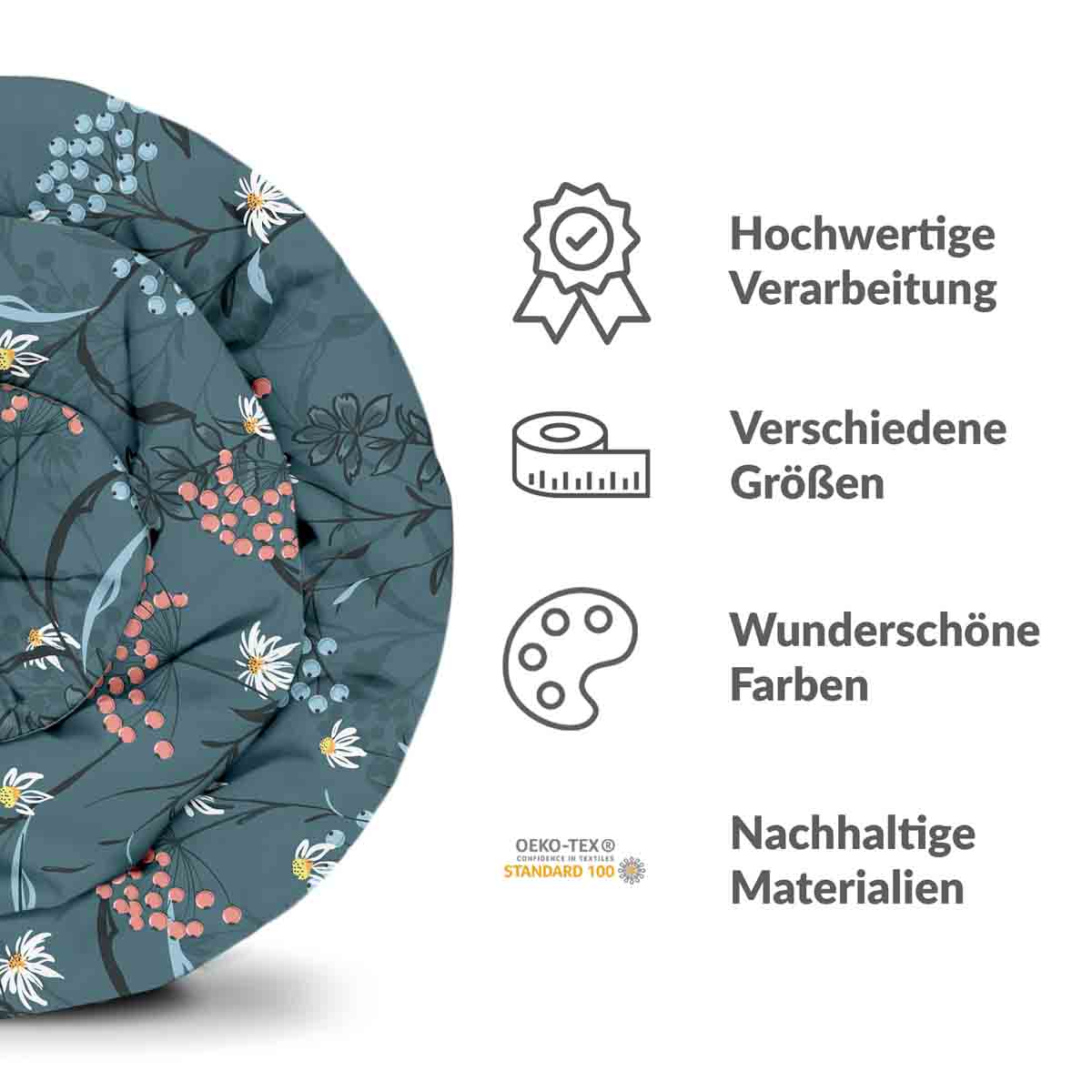 Set di biancheria da letto con coperte terapeutiche Fiori di primavera