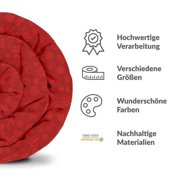 Coperta terapeutica originale - Rivestimento in cotone rosso Regali