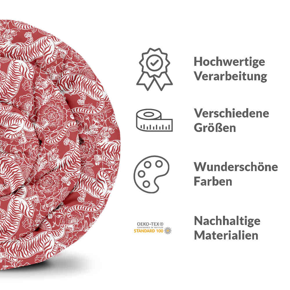 Set di biancheria da letto con coperta terapeutica Tigre cinese