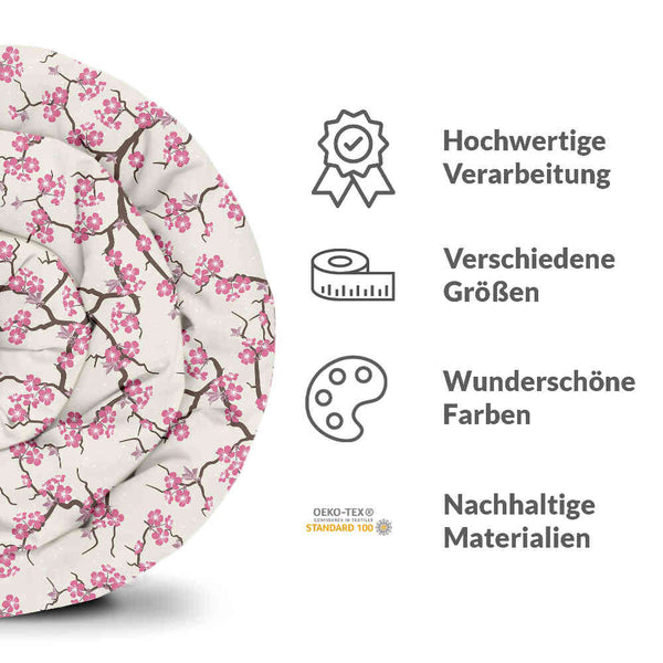Coperta terapeutica originale - Rivestimento in cotone fiore di ciliegio giapponese