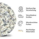 Set di biancheria da letto con coperta terapeutica motivo foglia beige