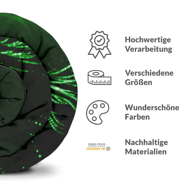 Set di biancheria da letto con coperte terapeutiche verde Looks Like