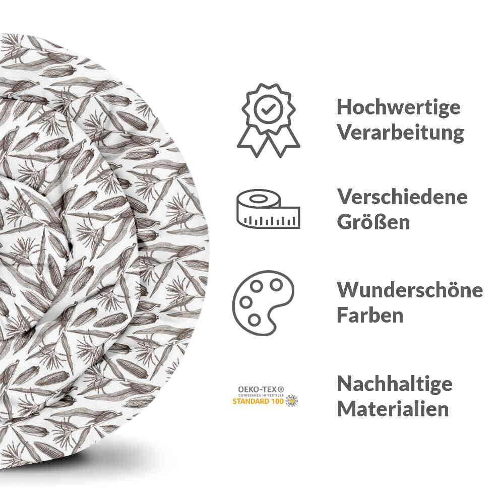 Set di biancheria da letto con coperta terapeutica bianca con mais