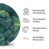 Set di biancheria da letto con coperte terapeutiche Foglie verdi