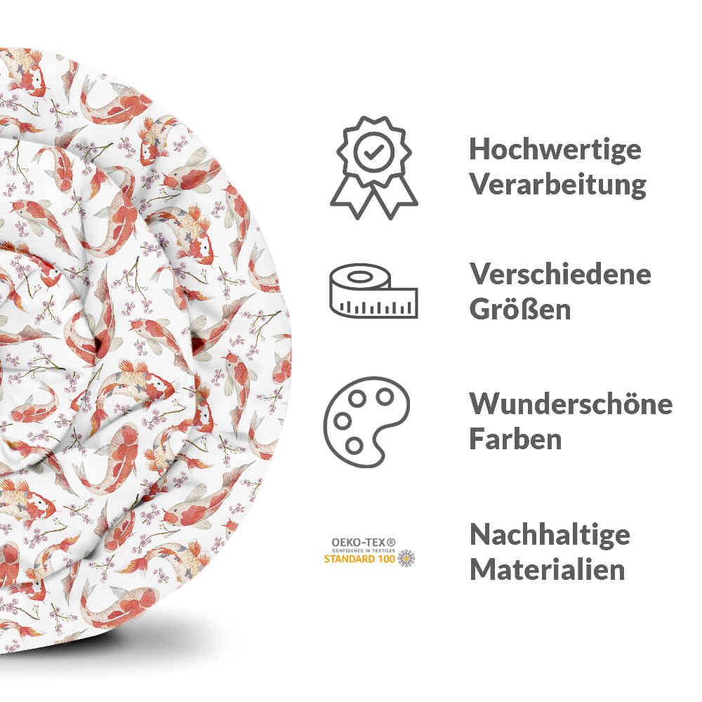 Set di biancheria da letto con coperta terapeutica Carpa Arancione