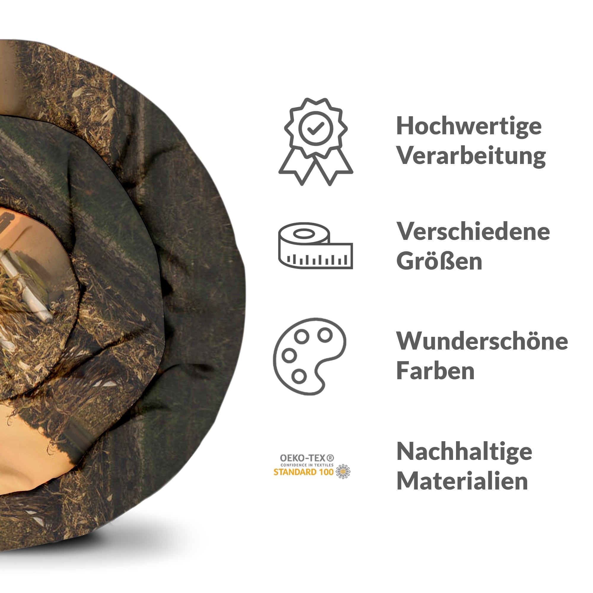 Coperta terapeutica originale - Rivestimento in cotone marrone Dreschmaschine