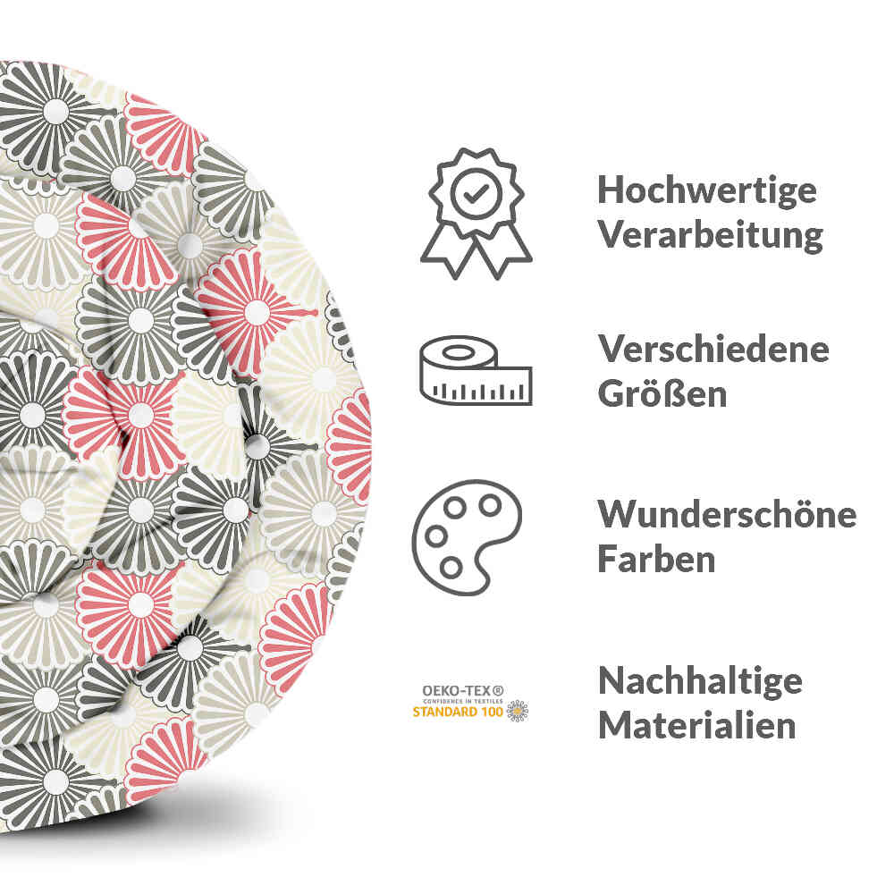 Set di biancheria da letto con coperte terapeutiche e fiori astratti colorati