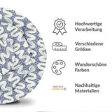 Set di biancheria da letto con coperte terapeutiche onde bianche blu