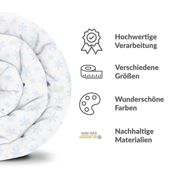 Coperta terapeutica originale - Rivestimento in cotone fiocchi di neve