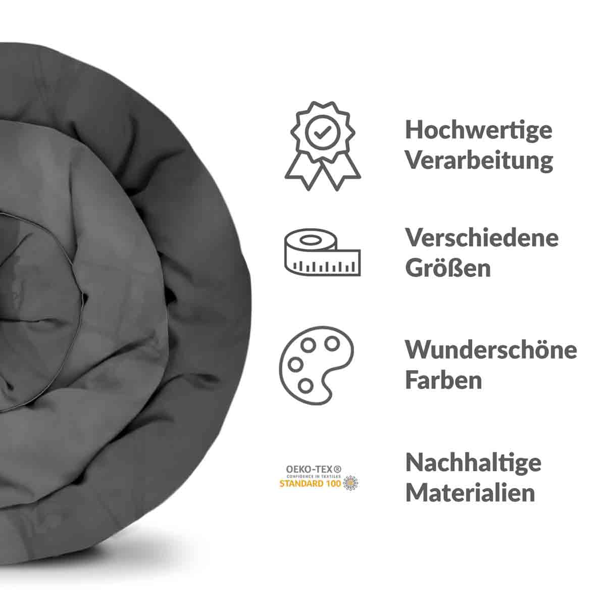 Set di biancheria da letto con coperta terapeutica Corvo nella luce della luna