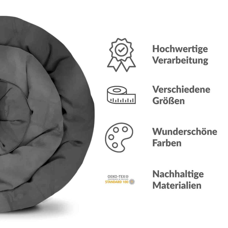 Set di biancheria da letto con coperta terapeutica Corvo nella luce della luna