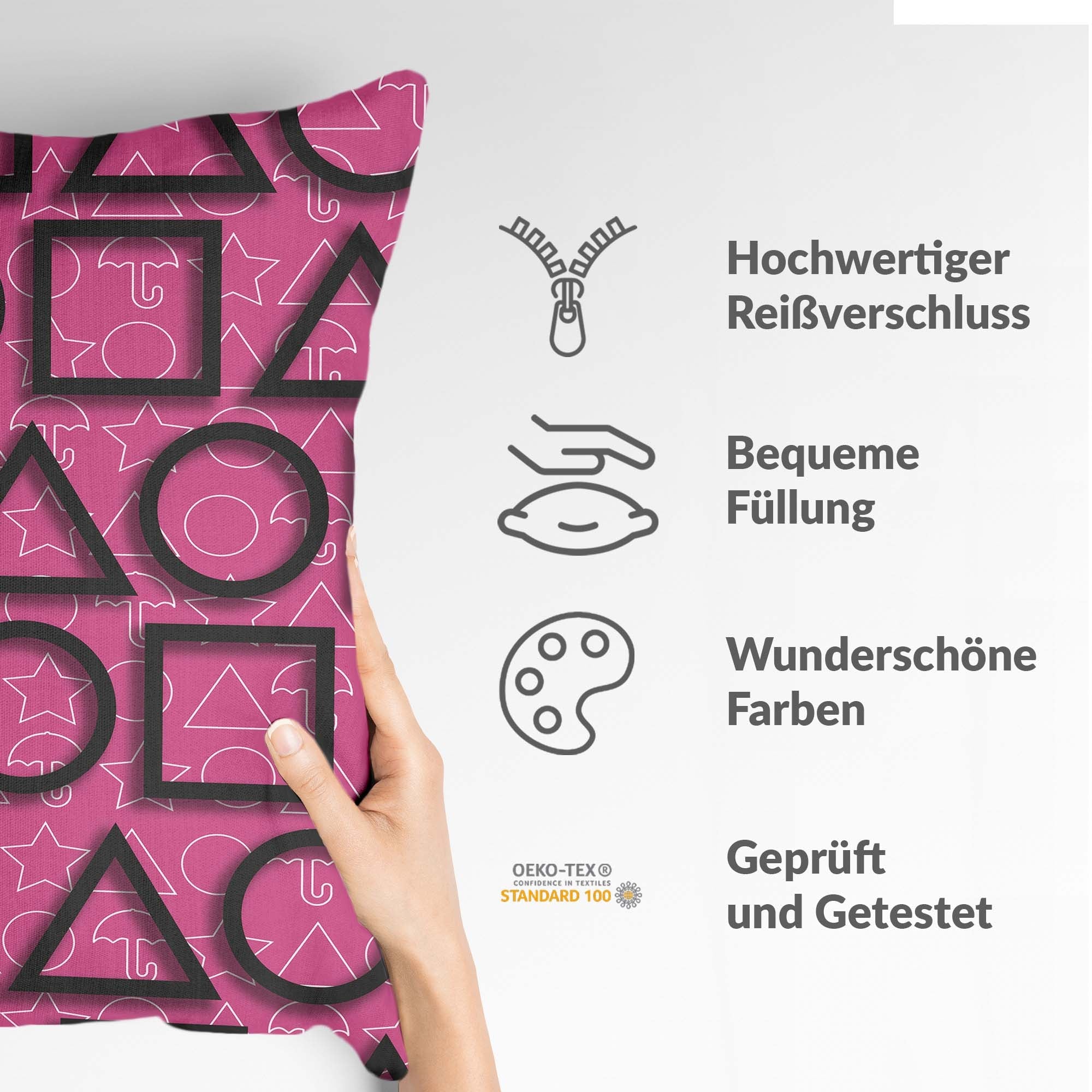 Cuscino salute Pink Squid