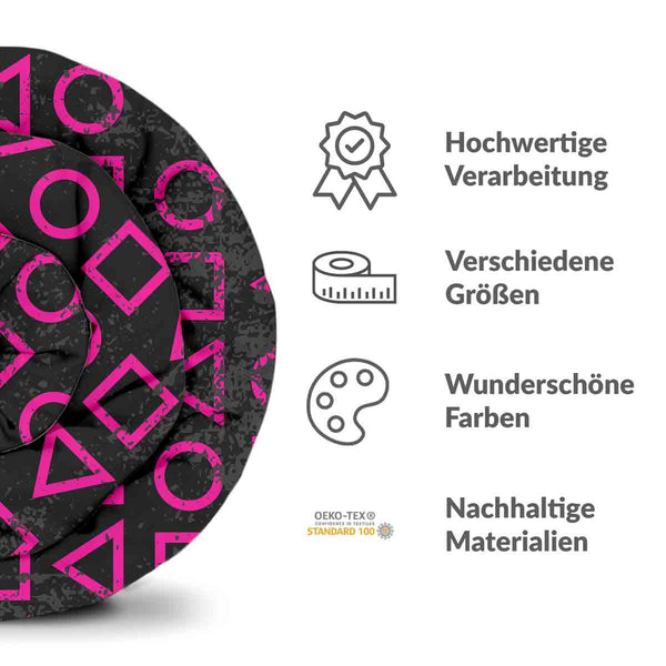 Coperta terapeutica originale - Rivestimento in cotone rosa forme Dalgona