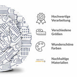 Coperta terapeutica originale - Rivestimento in cotone bianco New York