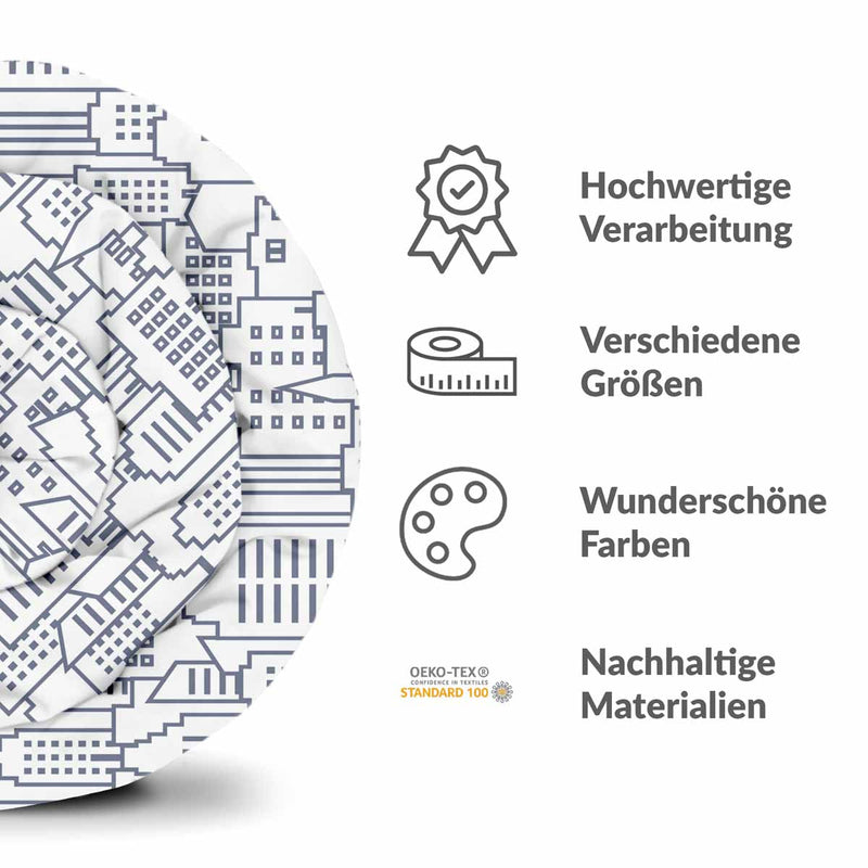 Coperta terapeutica originale - Rivestimento in cotone bianco New York