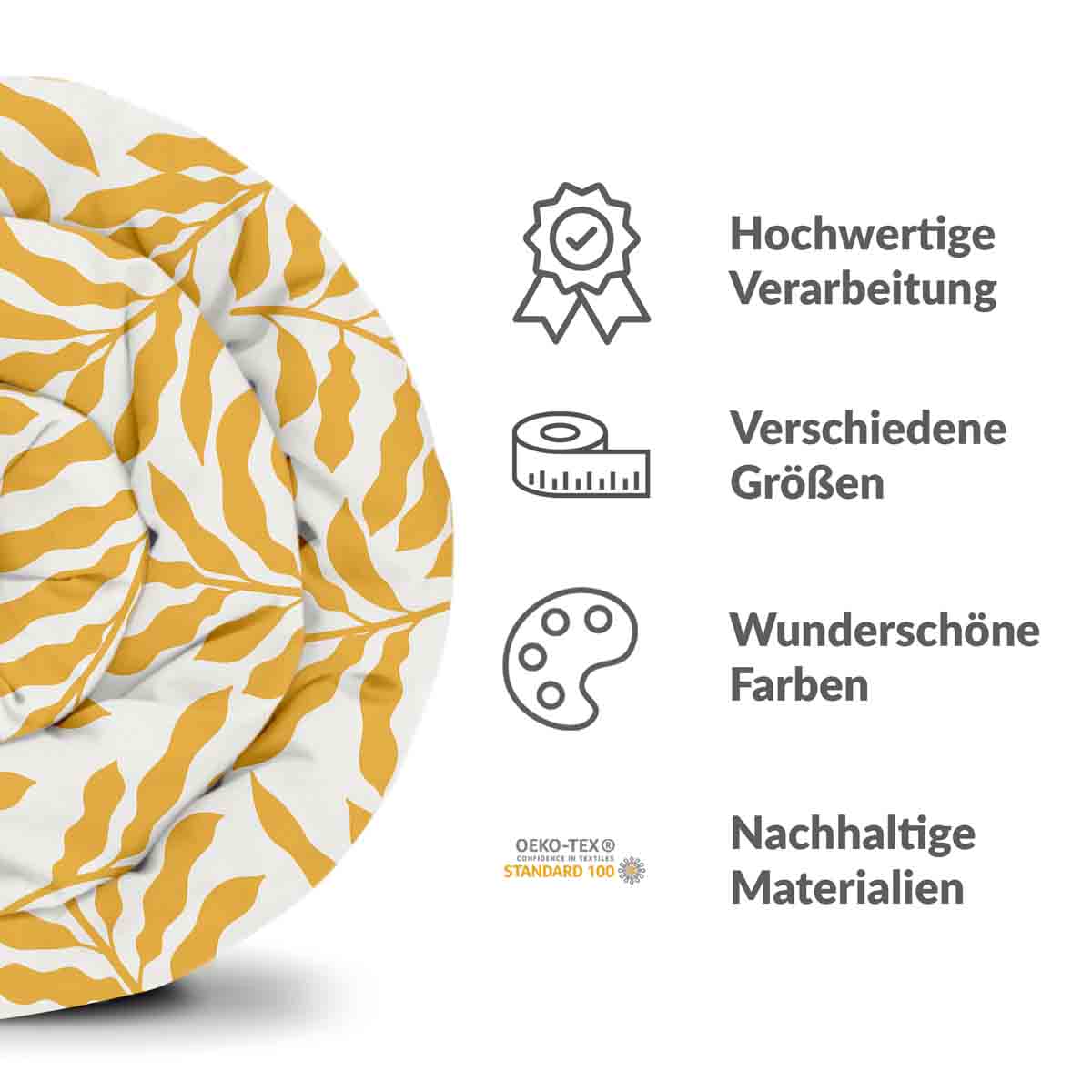 Coperta terapeutica originale - Rivestimento in cotone con rami gialli