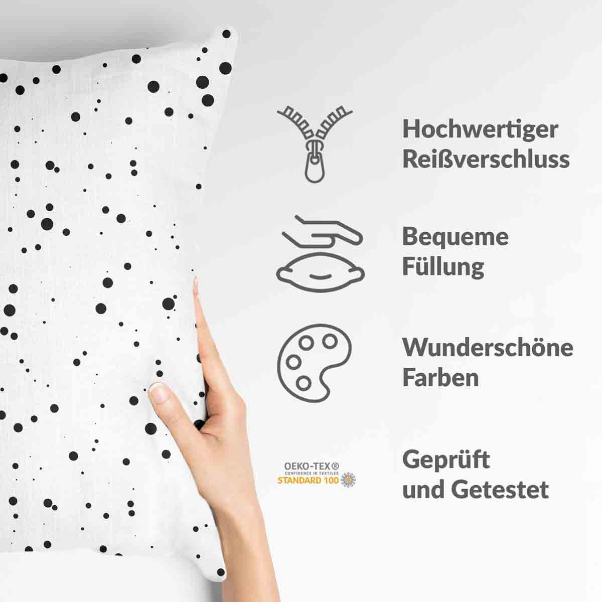 Cuscino salute Pünktchen e Anton