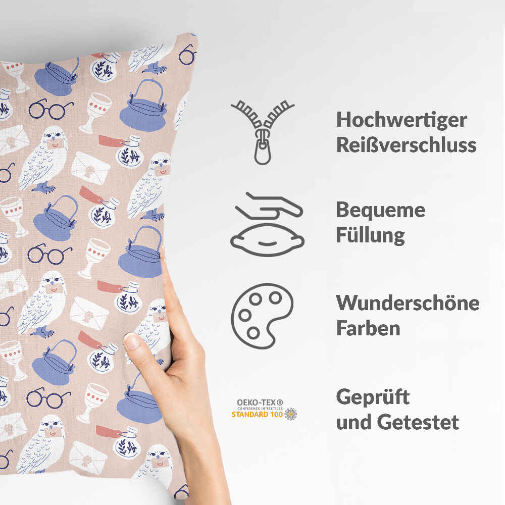 Cuscino sanitario con il gufo di Harry