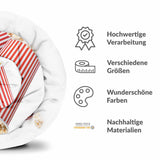 Coperta terapeutica originale - Rivestimento in cotone bianco con popcorn