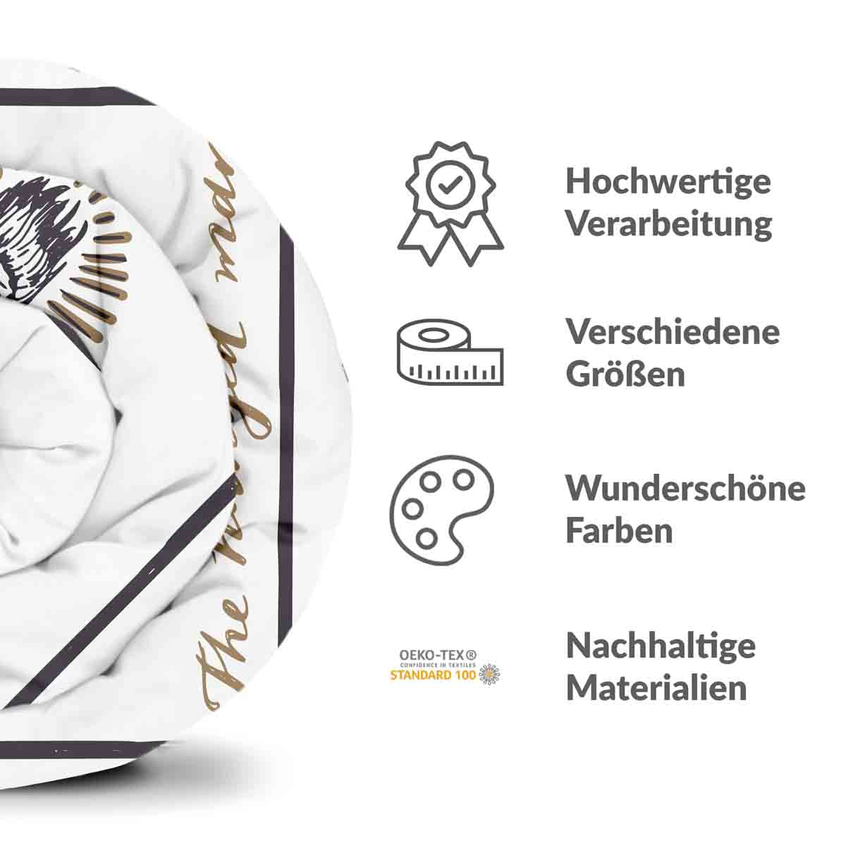 Set di biancheria da letto con coperta terapeutica L'Appeso