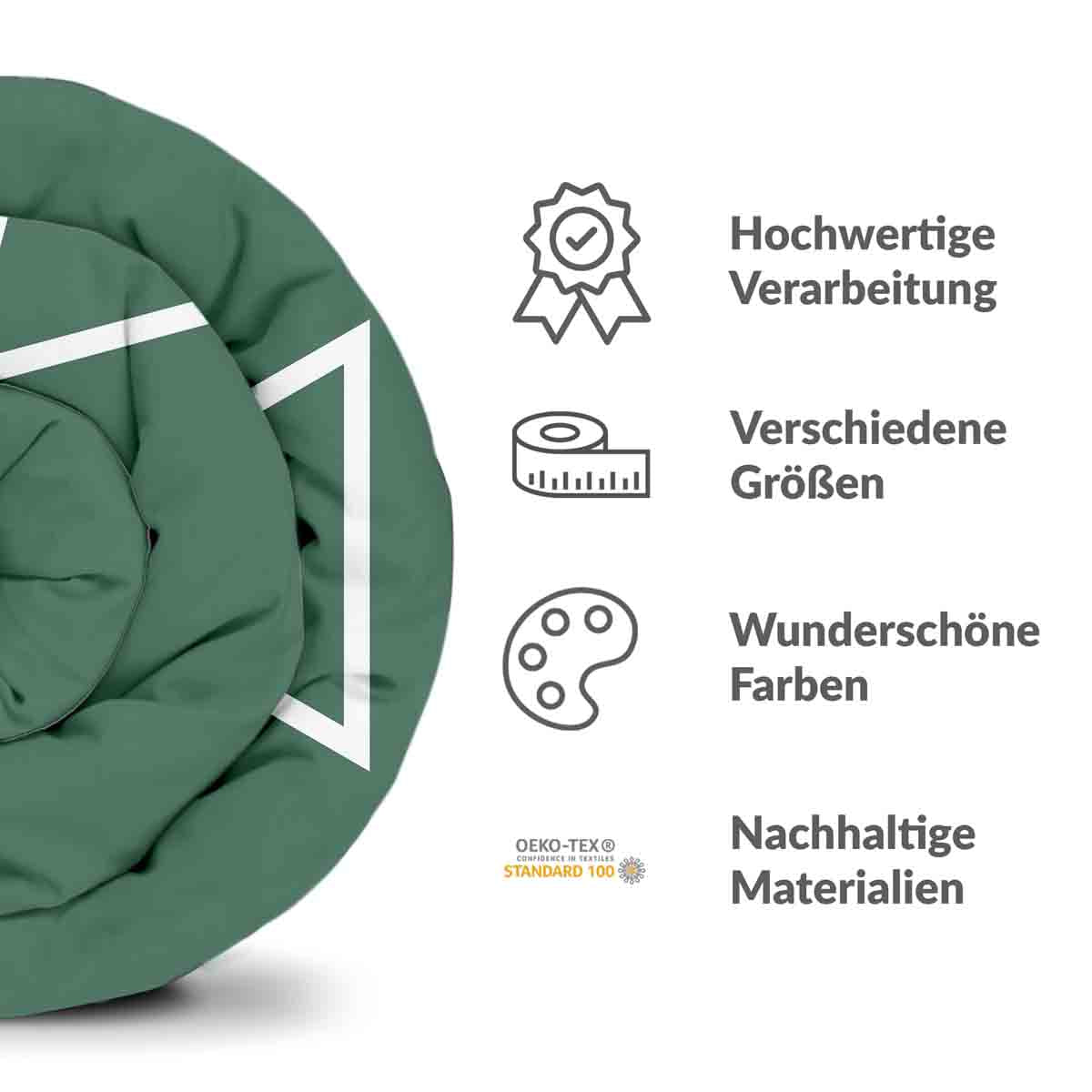 Set di biancheria da letto con coperte terapeutiche forme Dalgona