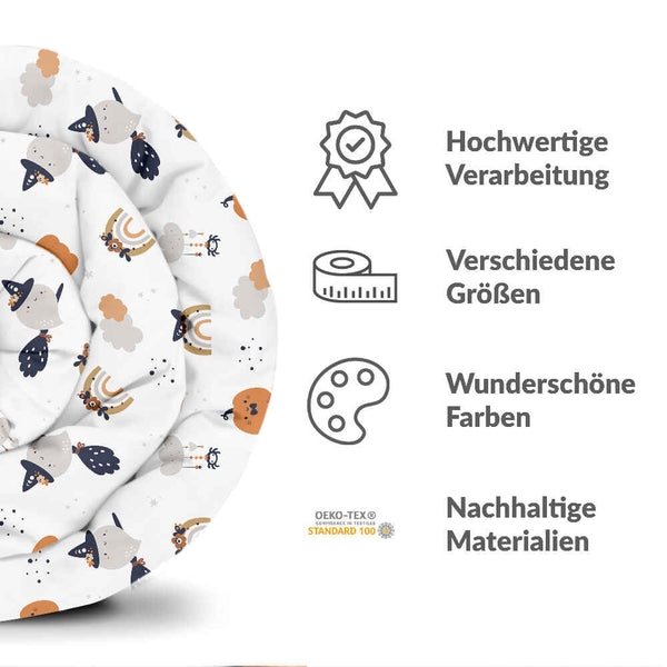 Coperta terapeutica originale - Rivestimento in cotone bianco autunno