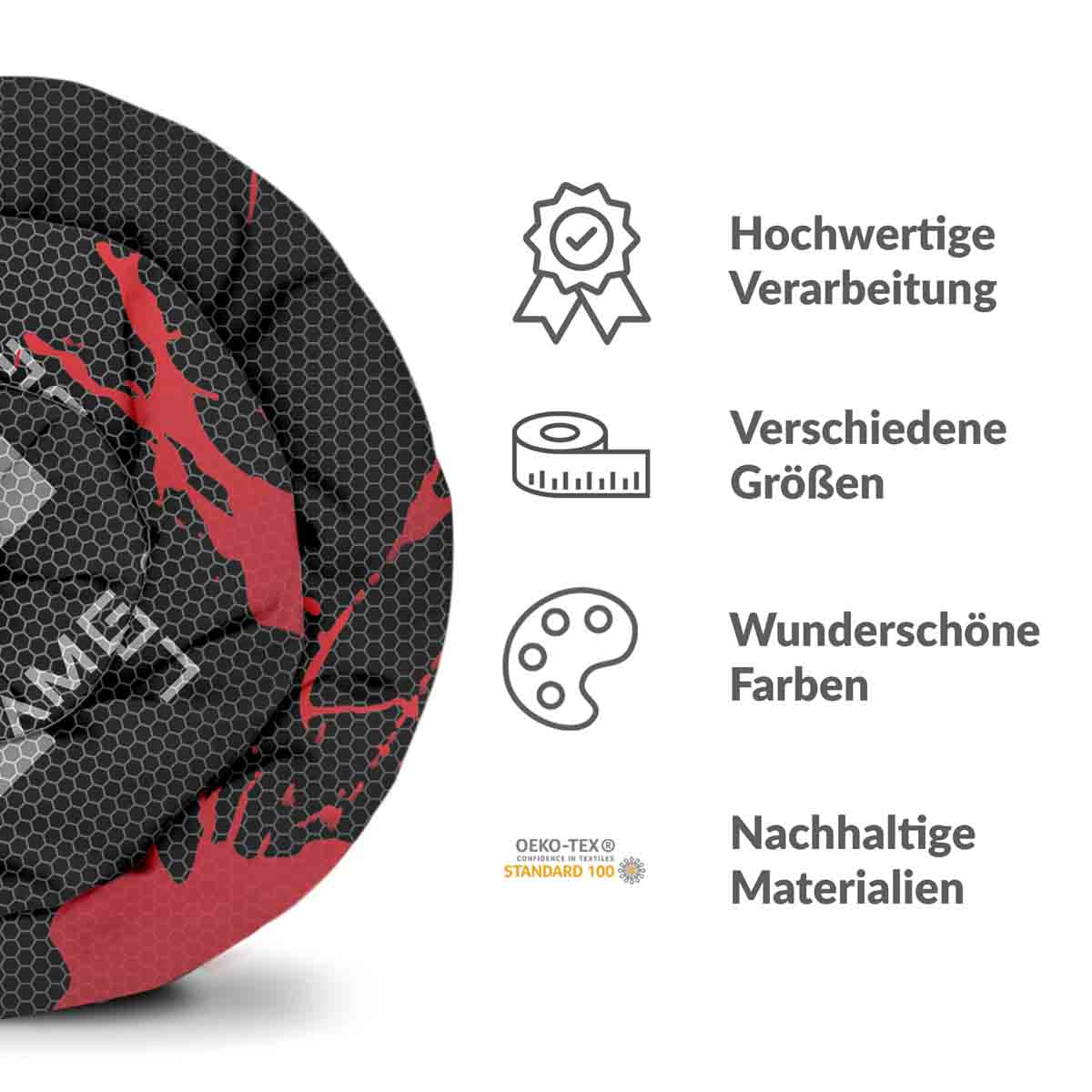 Set di biancheria da letto con coperta terapeutica nero Let's Play