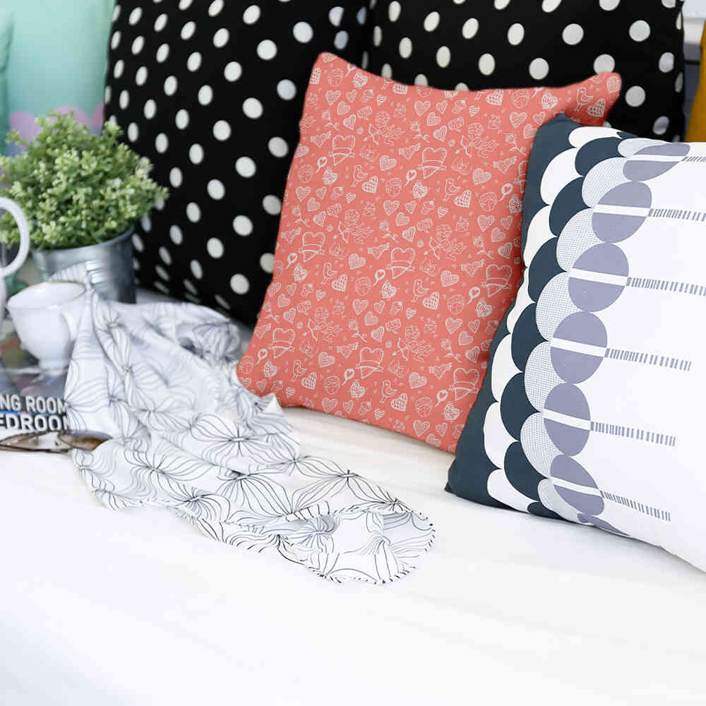 Cuscino salute Amore e freccia d'amore