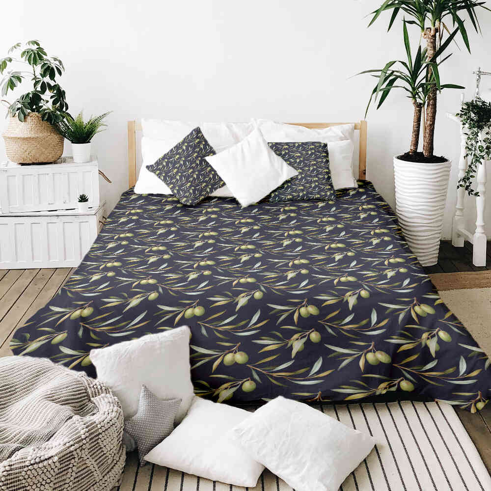 Coperta terapeutica originale - Rivestimento in cotone con olive
