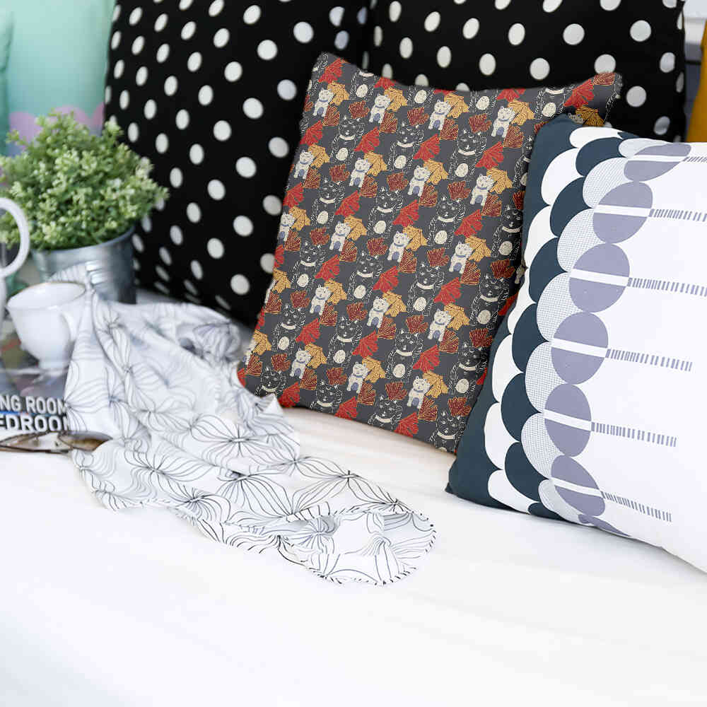 Cuscino salute Gatto che saluta