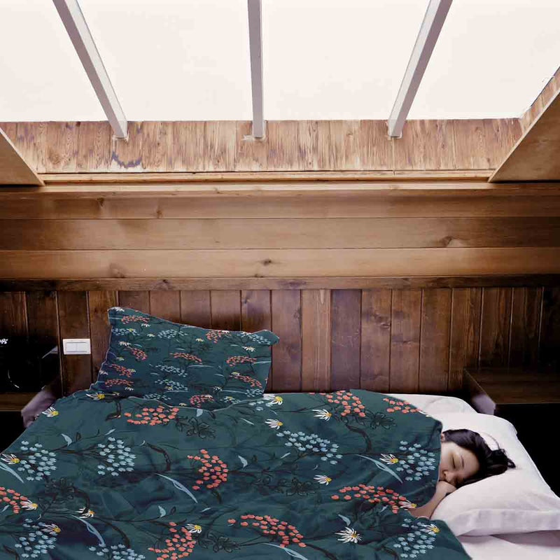 Set di biancheria da letto con coperte terapeutiche Fiori di primavera
