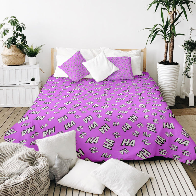 Set di biancheria da letto con coperte terapeutiche Ha Ha Ha