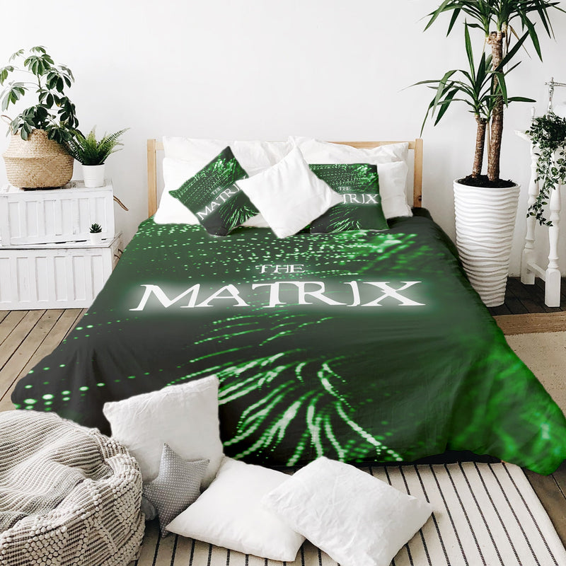 Coperta terapeutica originale - Rivestimento in cotone verde The Matrix