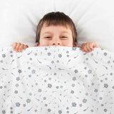 Set di biancheria da letto con coperte terapeutiche foglie volanti
