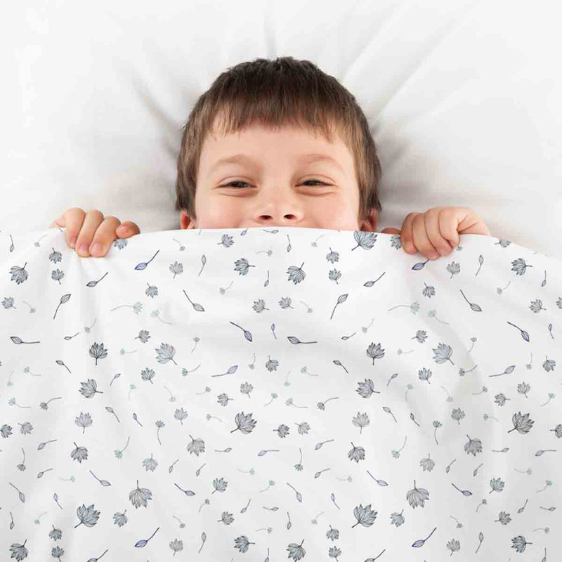 Set di biancheria da letto con coperte terapeutiche foglie volanti