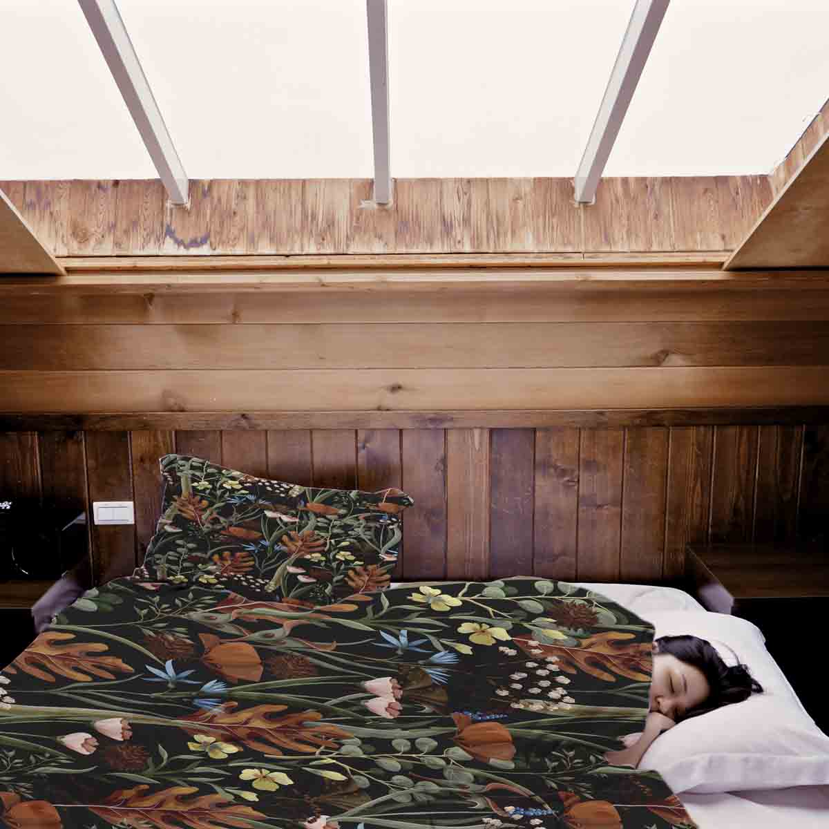 Coperta terapeutica originale - Rivestimento in cotone Prato autunnale