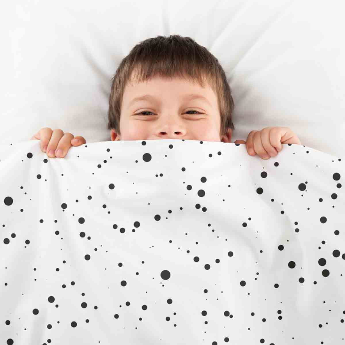 Set di biancheria da letto Terapiedecken Pünktchen e Anton