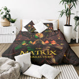 Set di biancheria da letto con coperta terapeutica marrone Matrix