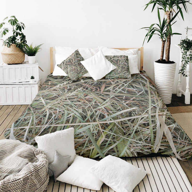 Coperta terapeutica originale - Rivestimento in cotone bianco con paglia