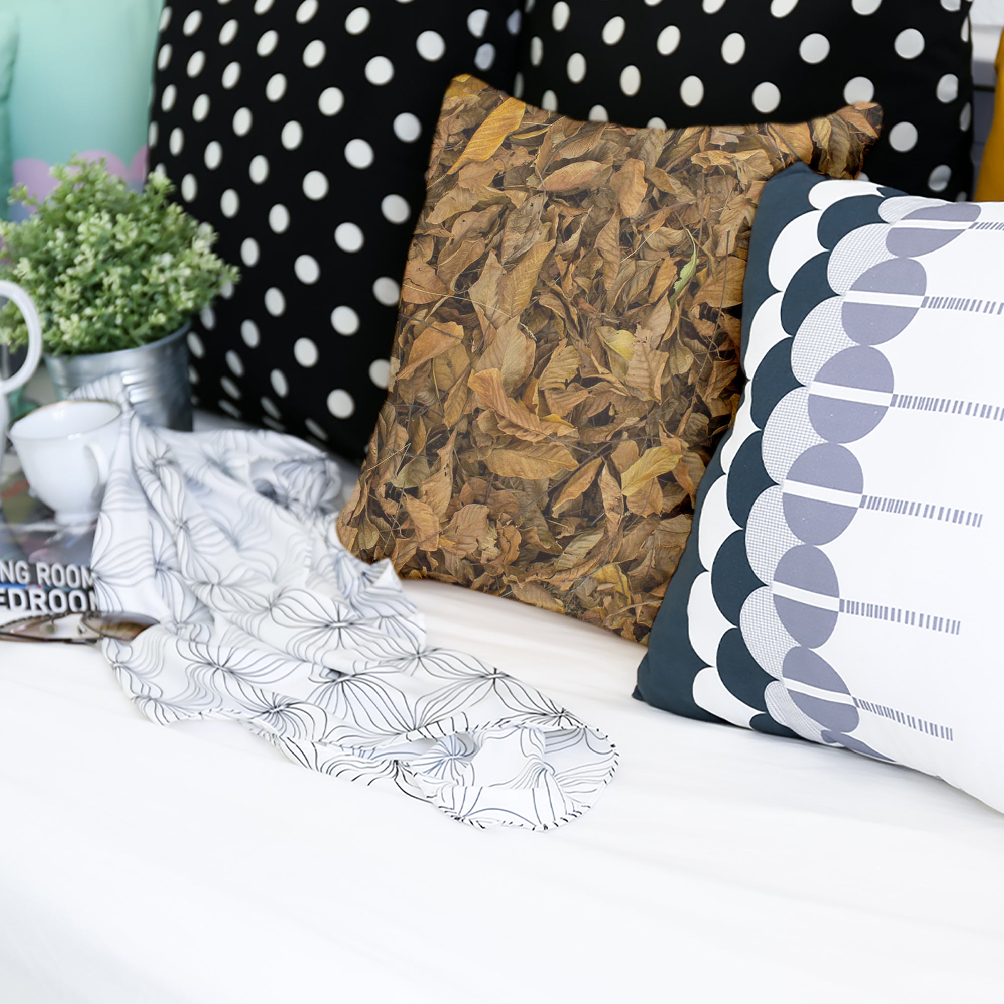 Cuscino sanitario foglie di quercia